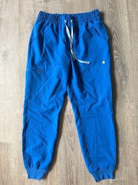 Electric Blue Uman HW Jogger scrubs